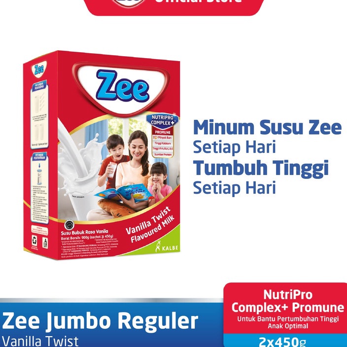 

COD NEWPRODUCT Zee Reguler Jumbo Vanilla Twist Milk 2x45gr