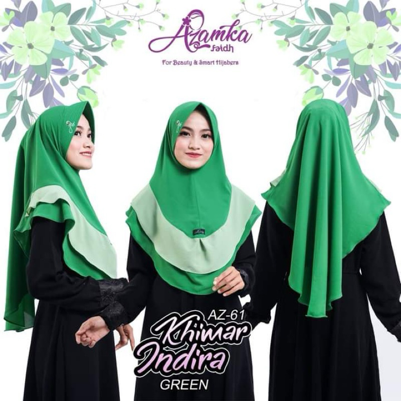 AZAMKA FAIDH Hijab Instan Khimar Indira
