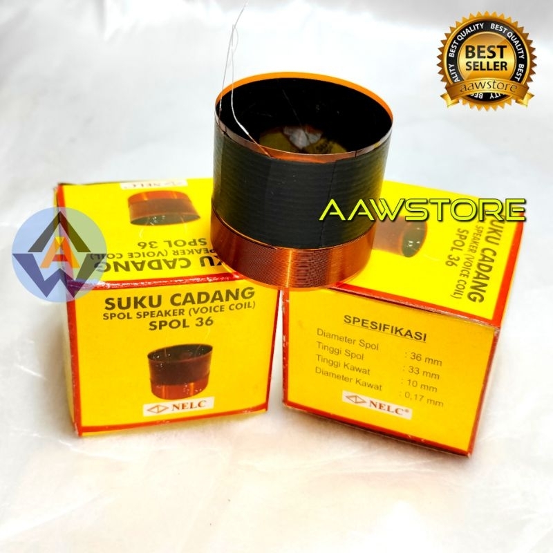 Spool speaker Nelc 36mm spul spiker acr 1238