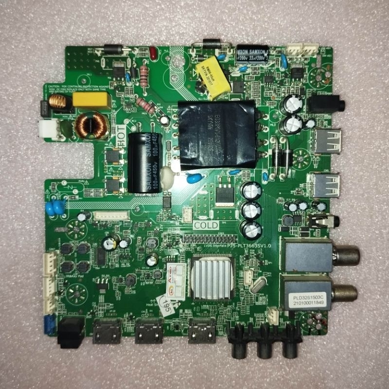 mainboard tv led polytron PLD32S1503C PLD32S1503C PLD32S1503