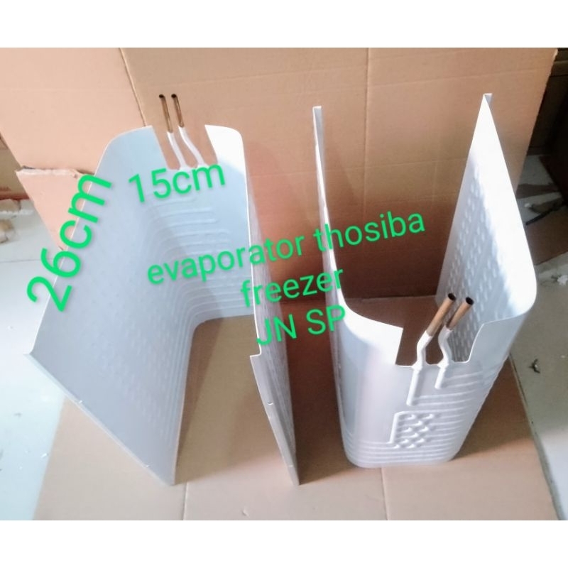 evaporator kulkas thosiba frezer68x39