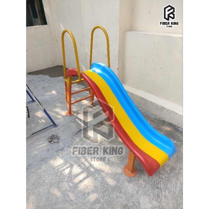 Perosotan Fiber Mainan Edukasi Anak Perosotan Anak Full set Perosotan Outdoor Perosotan Waterboom Pe