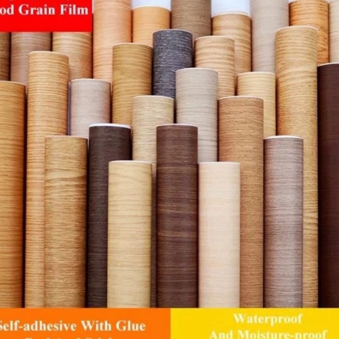 COD NEWPRODUCT stiker kayu PVC pelapis furinture meja lemari anti air dan minyak premium
