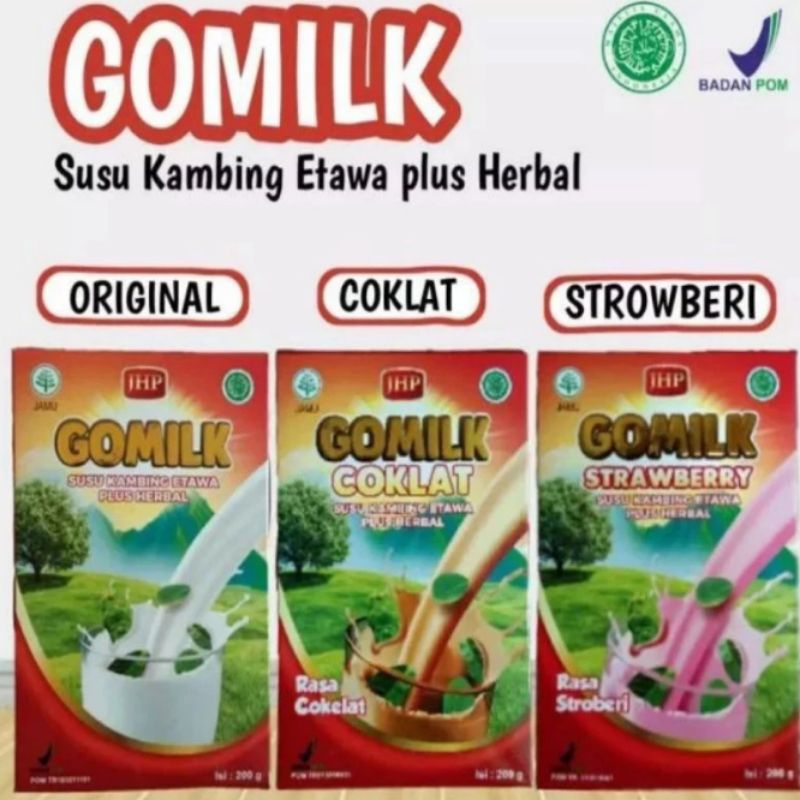 

GOMILK SUSU KAMBING ETAWA PLUS HERBAL / SUSU KAMBING ETAWA