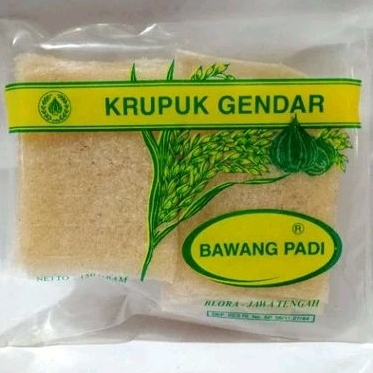 

Krupuk Gendar lempeng puli beras mentah Blora murah sehat rasa bawang gurih