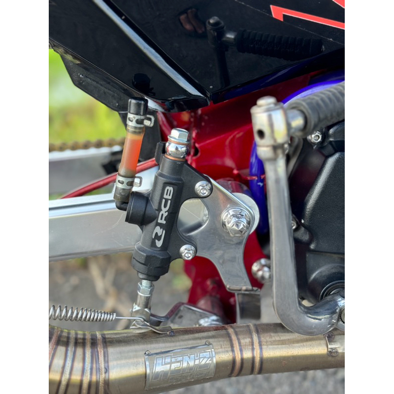 Breket master rem belakang supra x 125 set as