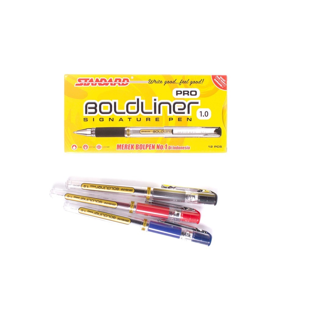 

Pulpen Standard Bold Liner Pro 1.0mm [Per Piece]