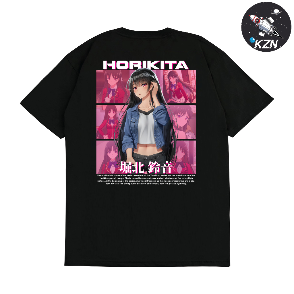 Baju Kaos Anime Horikita Suzune Classroom Of The Elite