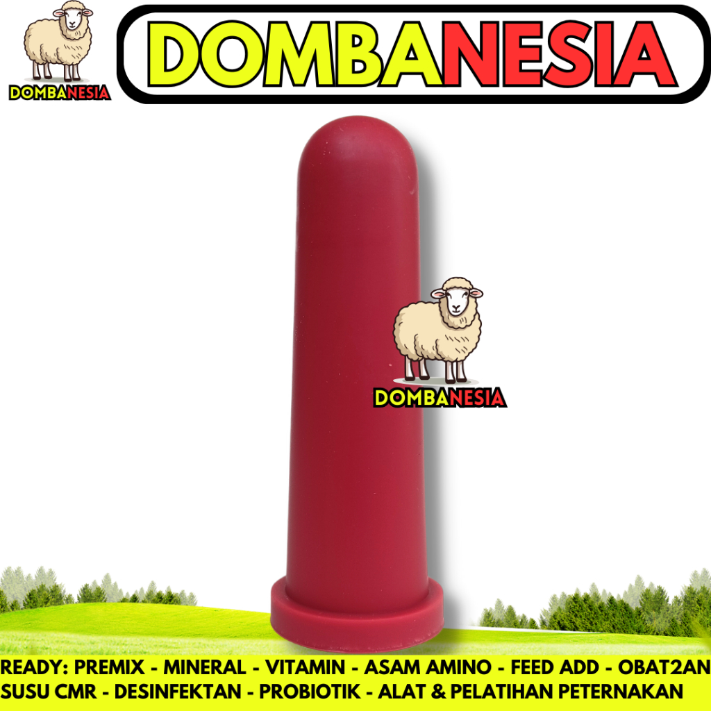 DOT SAPI PEDET MERAH MAROON - Dot Susu untuk Pedet Anak Sapi