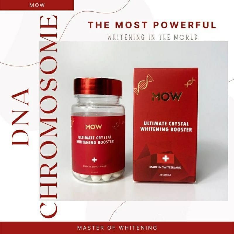 Ultimate crystal whitening booster || DNA CHROMOSOME suplemen pemutih badan