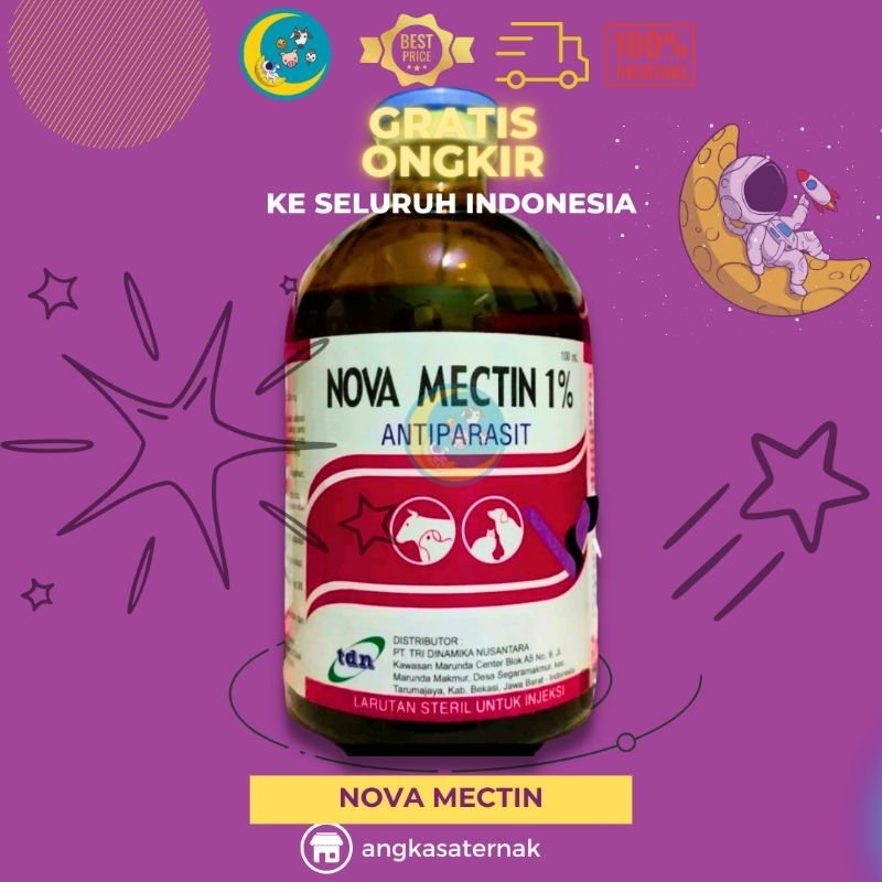 Nova mectin - Novamectin 1% obat kutu 100ml