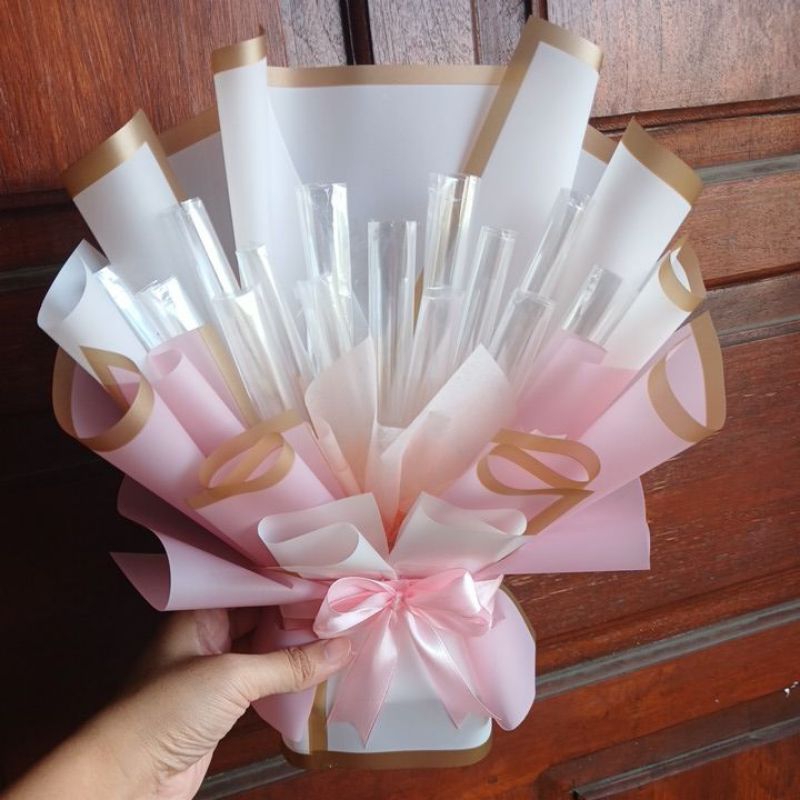 Buket Angpao Mini / Buket Uang Mini 22cm / Money Bouquet Mini / Buket Uang Kosongan