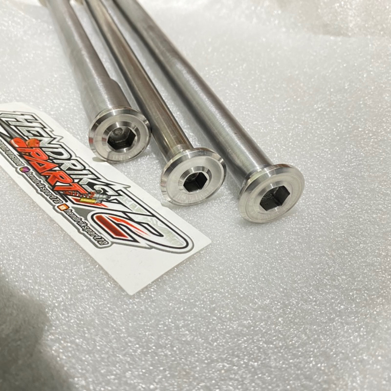 as roda depan as roda belakang as arm tengah ARM KAZE manisan stainlis baut L