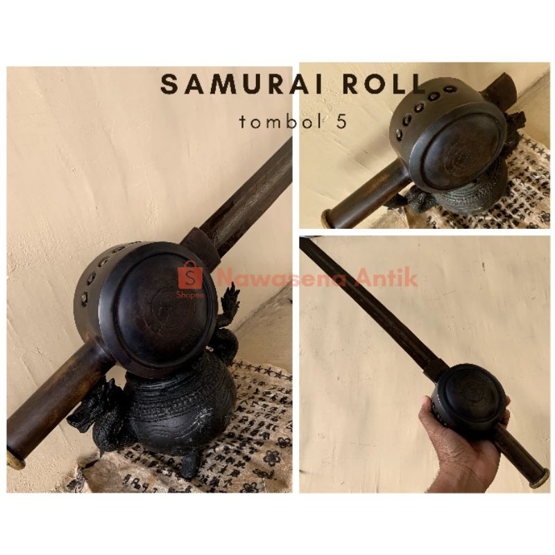 Samurai Hand Roll Tombol 5 Hitam Kumbang