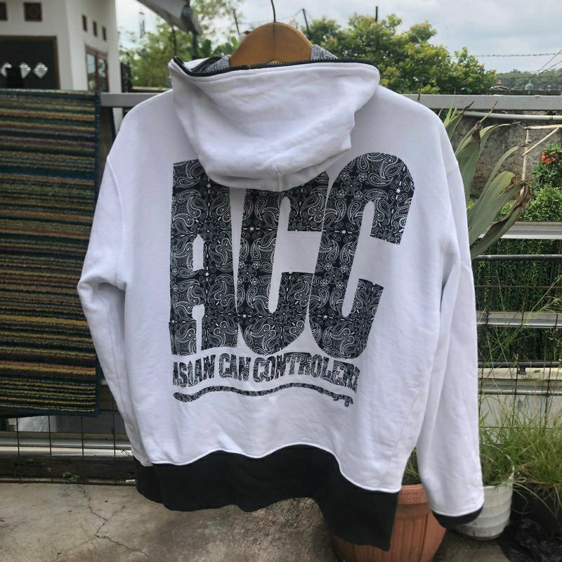 Hoodie Y2K reversable (bulak balik) ASIAN CAN CONTROLERZ