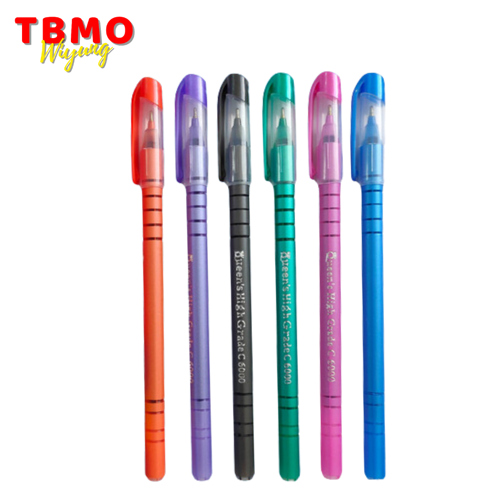 

( 1 Pcs ) TBMO Bolpen Faster Queen C6000 Hitam Per Pcs