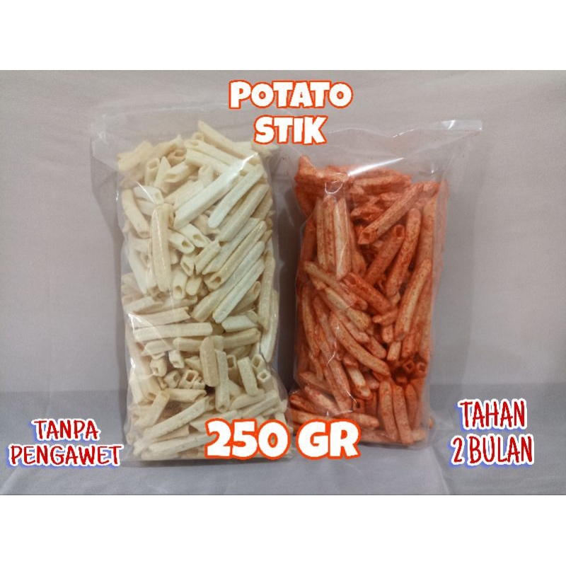 

POTATO STIK 250 GR KEMPLANG/KERUPUK SUPER ASLI IKAN TENGGIRI KERUPUK IKAN KEMPLANG IKAN