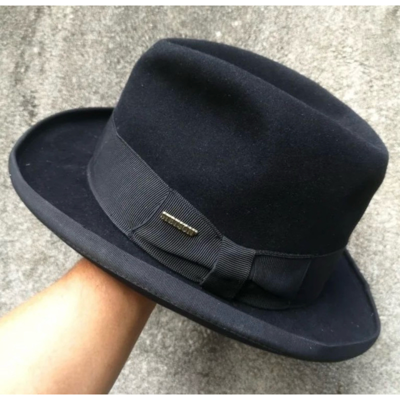 Topi Fedora Vintage STETSON Hat Size M Preloved Original Second