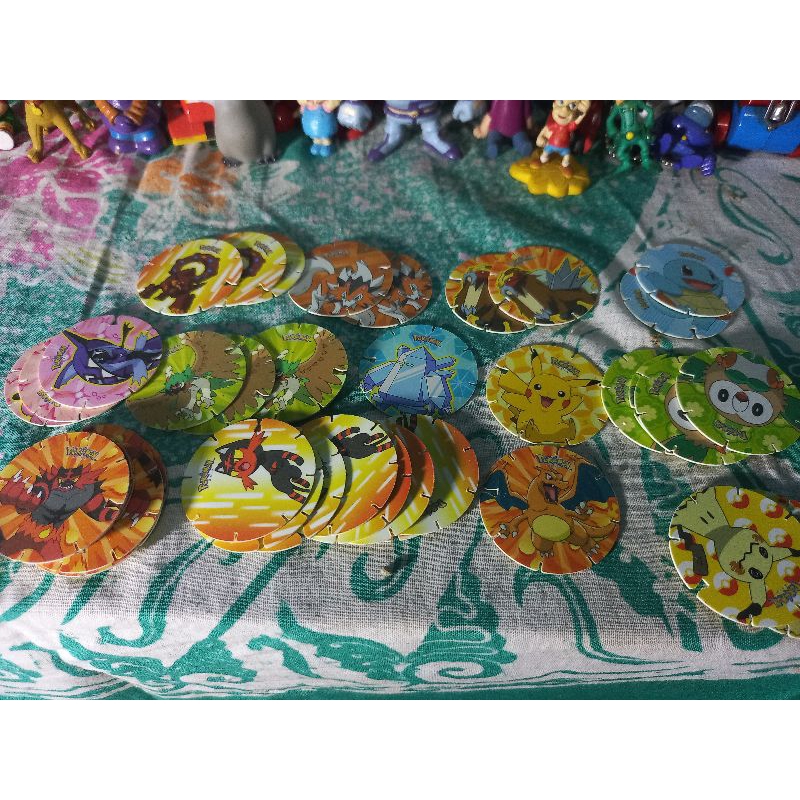 Tazos pokemon indonesia CHIKI BALLS
