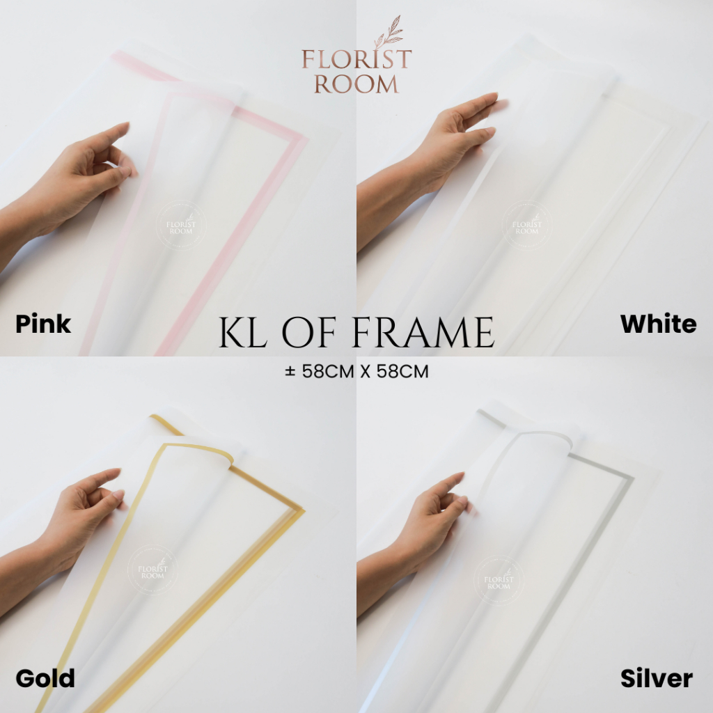 

KL of Frame 3 lembar - kertas bunga murah - cellophane - paper - kertas buket - wrapping flower