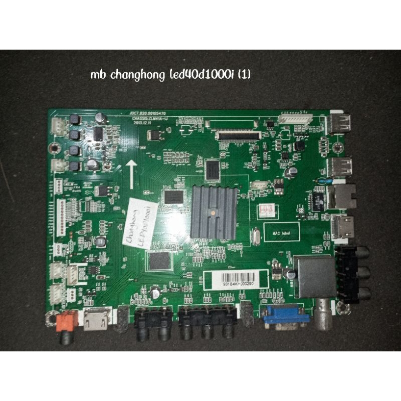 Mainboard Changhong led40d1000i cabutan