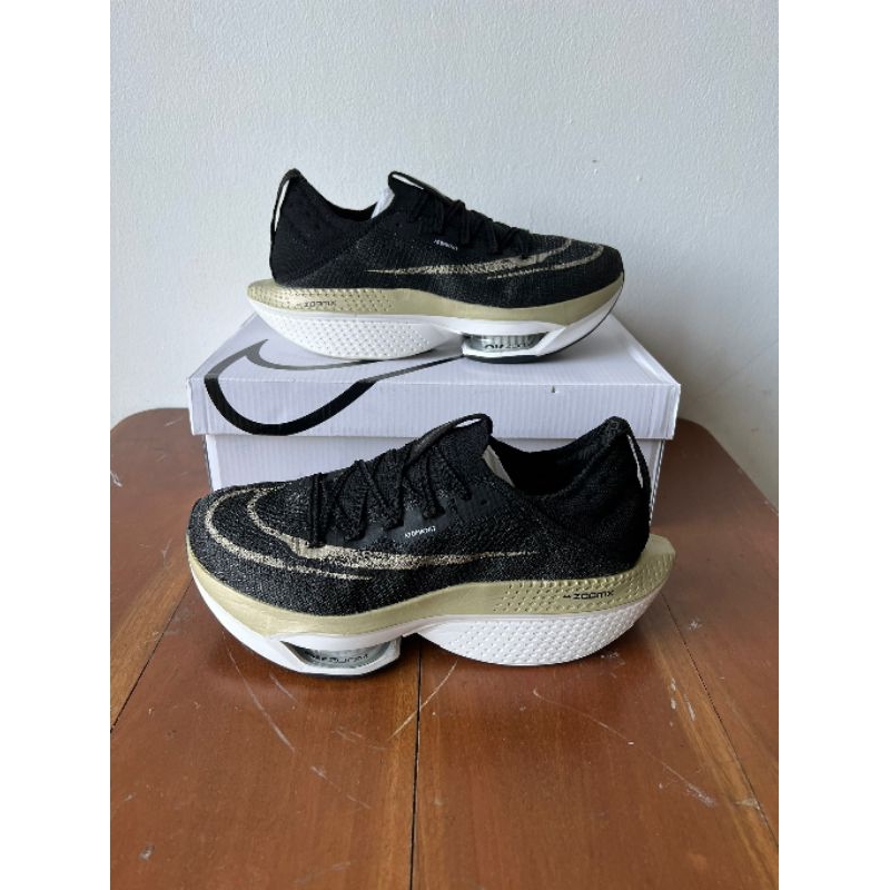Nike Air Zoom Alphafly Next% 2 Black Gold (Original Material 100%)