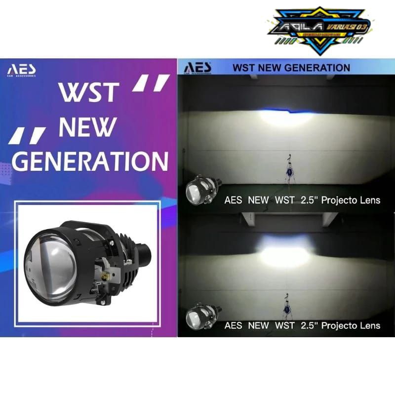 BILED AES WST GEN-2 BLUE LENS 2,5 INCH BILED PROJECTOR