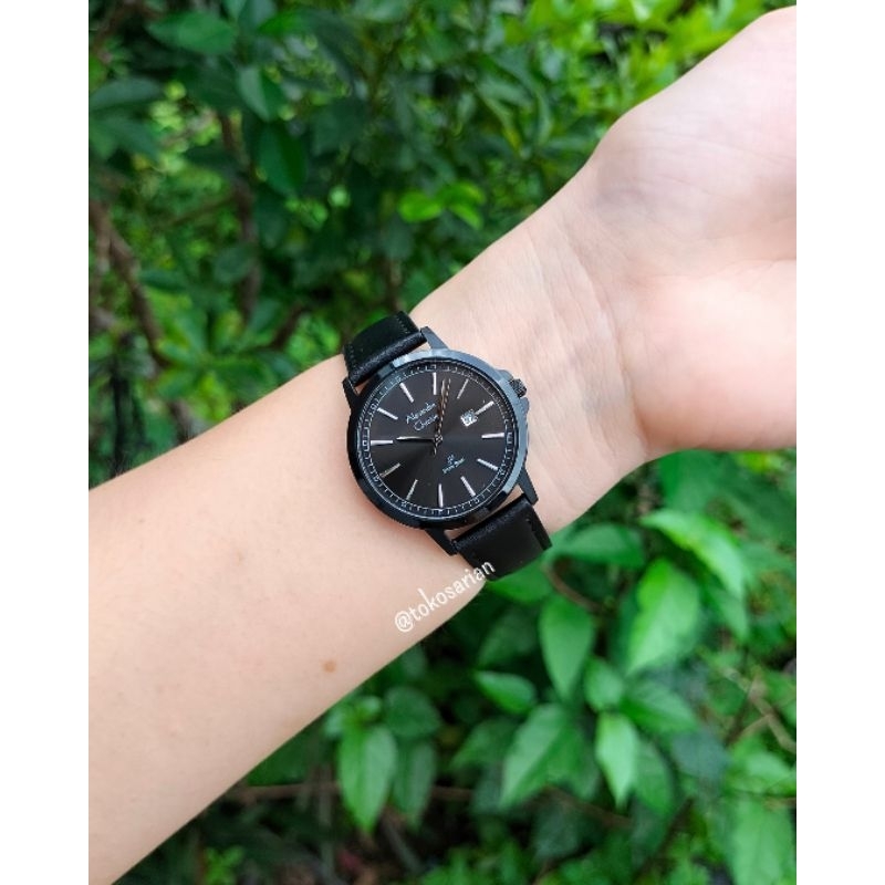 Alexandre Christie AC 1014 LD Original Bergaransi Jam Tangan Wanita Kulit