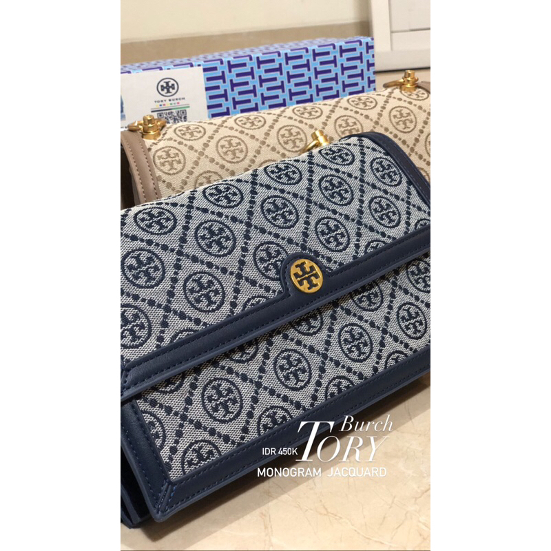 TB Monogram Jacquard