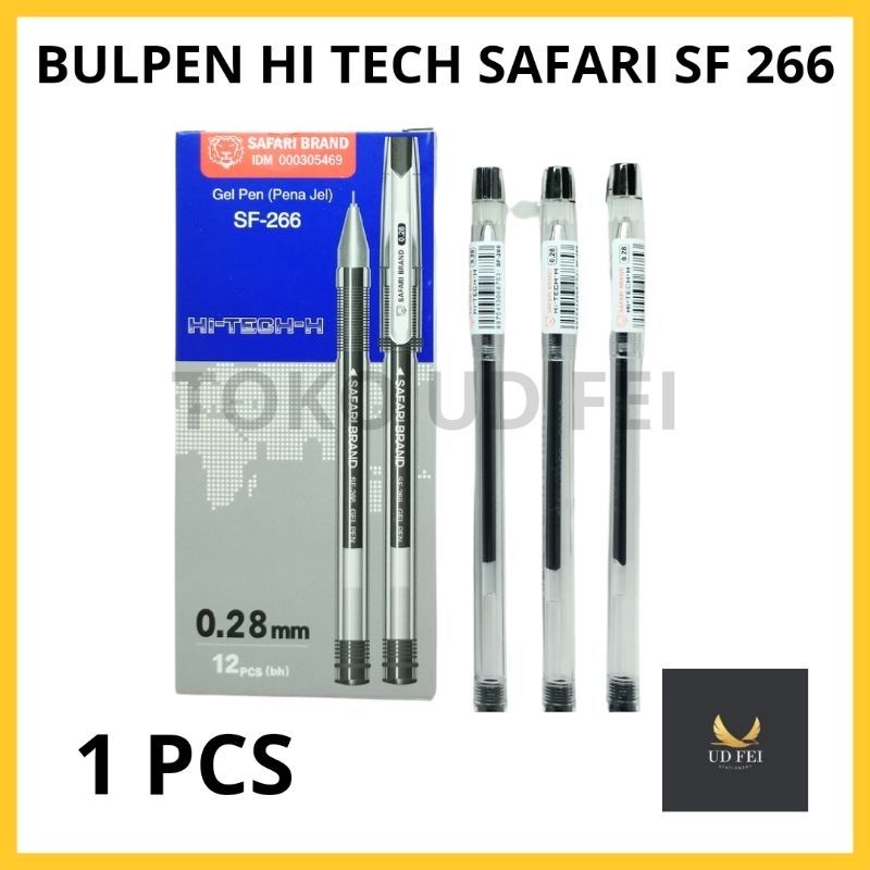 

(1 PCS) Bulpen hi-tech Safari/Bulpen hi tech/ Ballpoint hitech murah