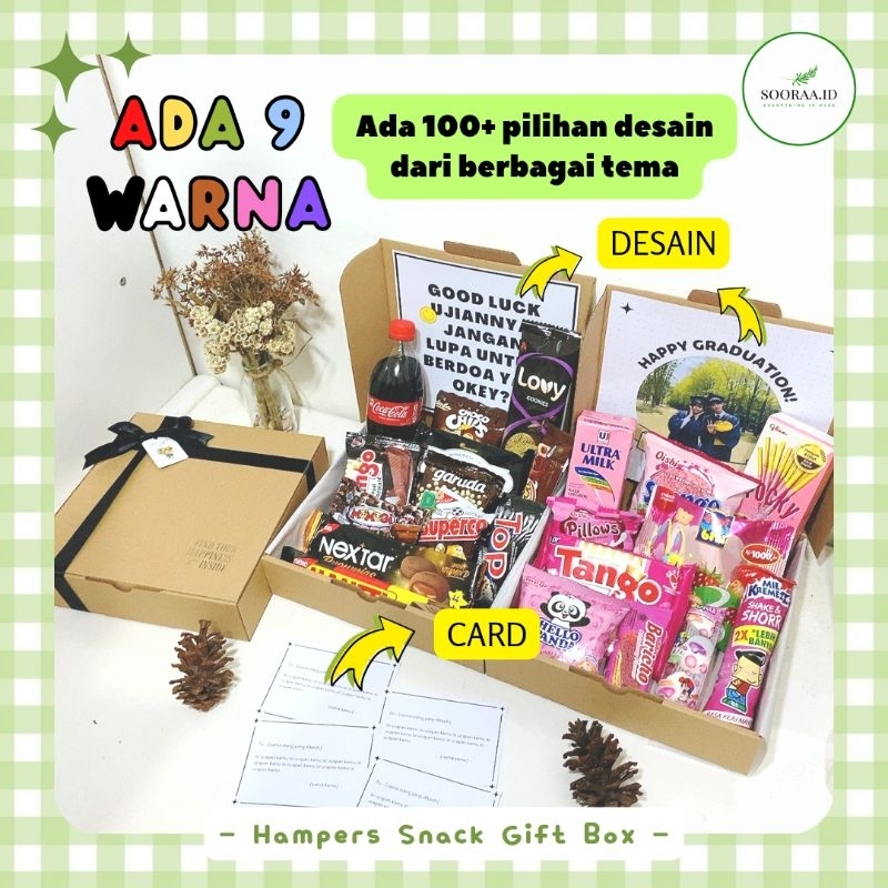 

✨[BACA DESKRIPSI] Hampers snack ulang tahun - Hampers lebaran - Hampers Ramadhan - snack box - gift box - hadiah ulang tahun - hadiah wisuda ✨