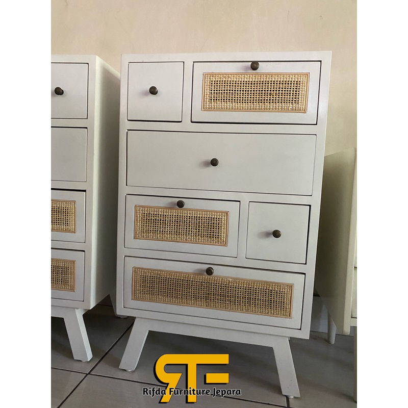 REAL PICT  Nakas Drawer Laci 6 / Nakas Duco Klasik / Nakas Tv Minimalis