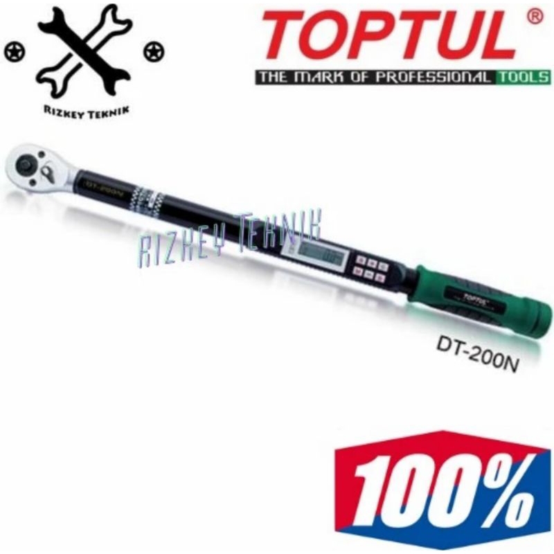 DIGITAL TORQUE WRENCH 20-200nm Toptul DT-200N