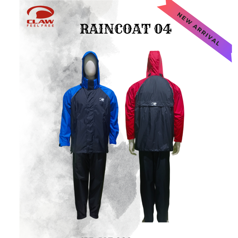 Jas Hujan Claw - RAINCOAT 04 - Taslan - Coating