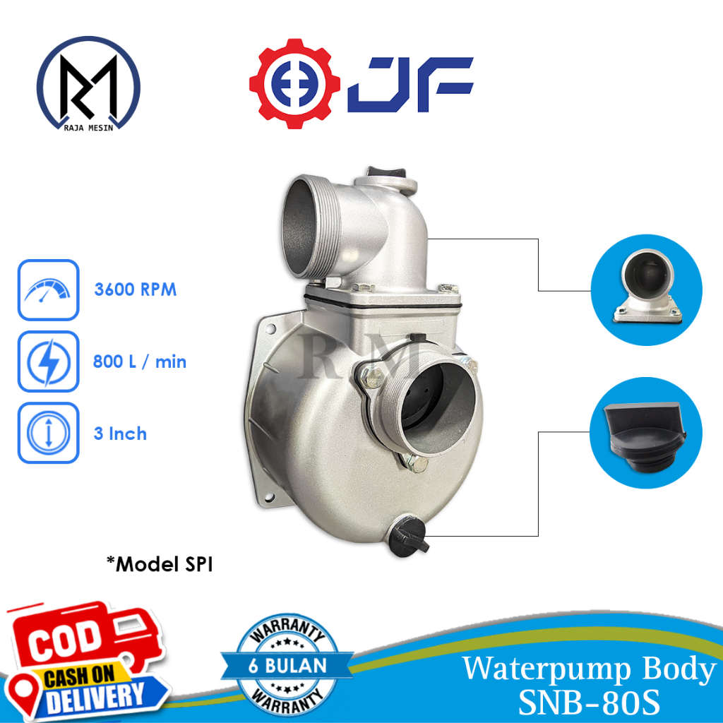 Pompa Air / Water Pump Body JF SNB-50 2" / SNB-80 3"