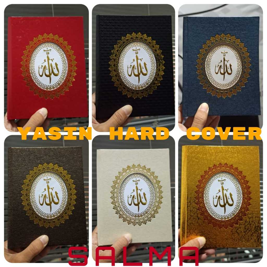 

Sampul Yasin Hardcover Salma Bahan RCP dengan Foil Emas dan Perak