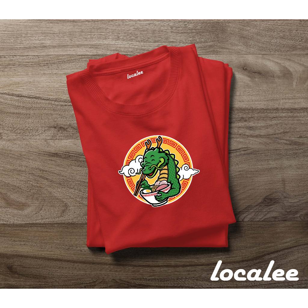 KAOS SABLON NAGA RAMEN- KAOS SHIO NAGA UNISEX- KAOS PROMO SABLON NAGA
