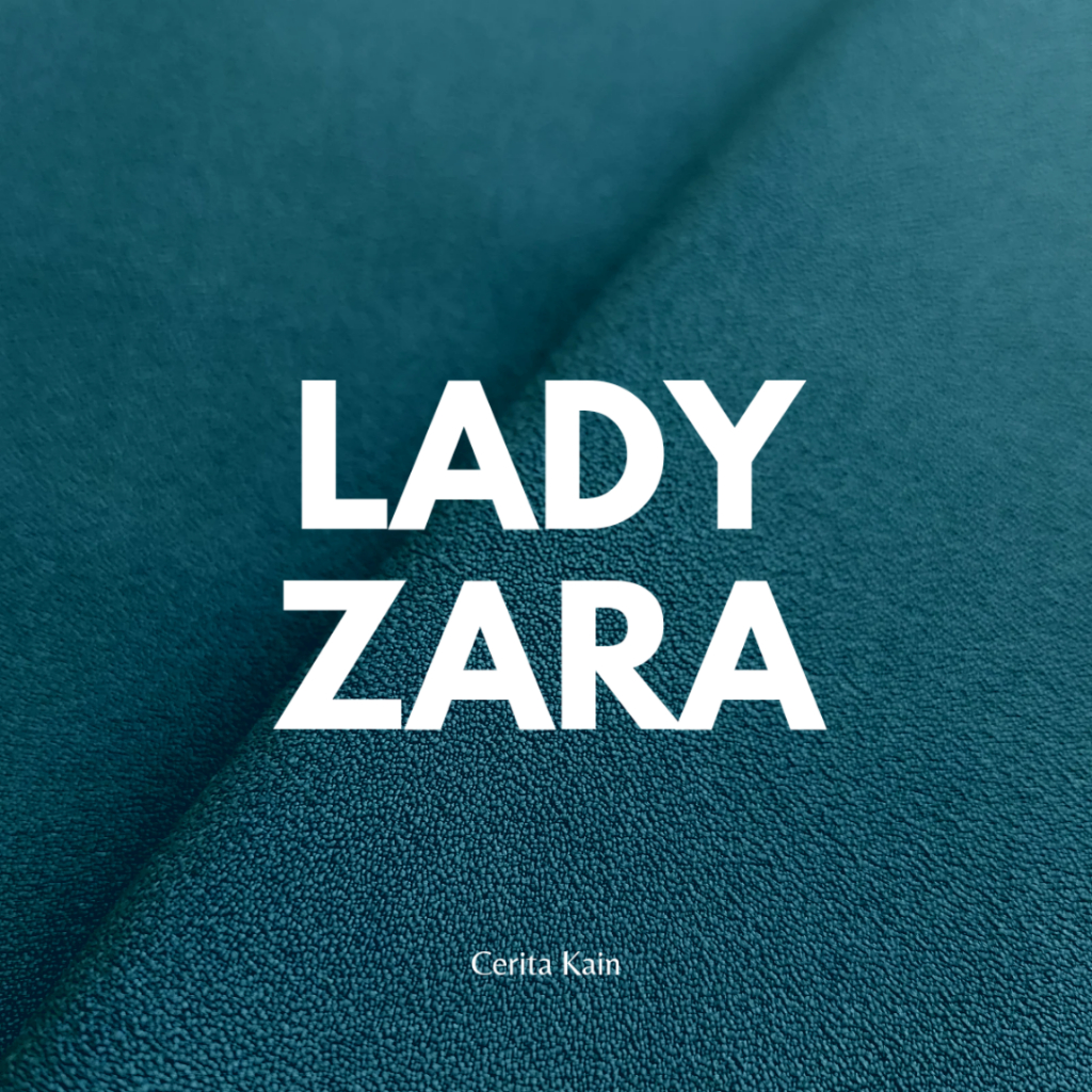 ECERAN 1 METERI BAHAN KAIN LADY ZARA CREPE PREMIUM 58"