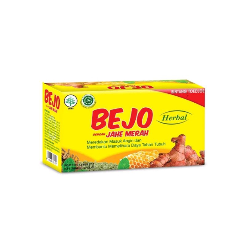 

Bejo jahe merah isi 6 sachet @15ml