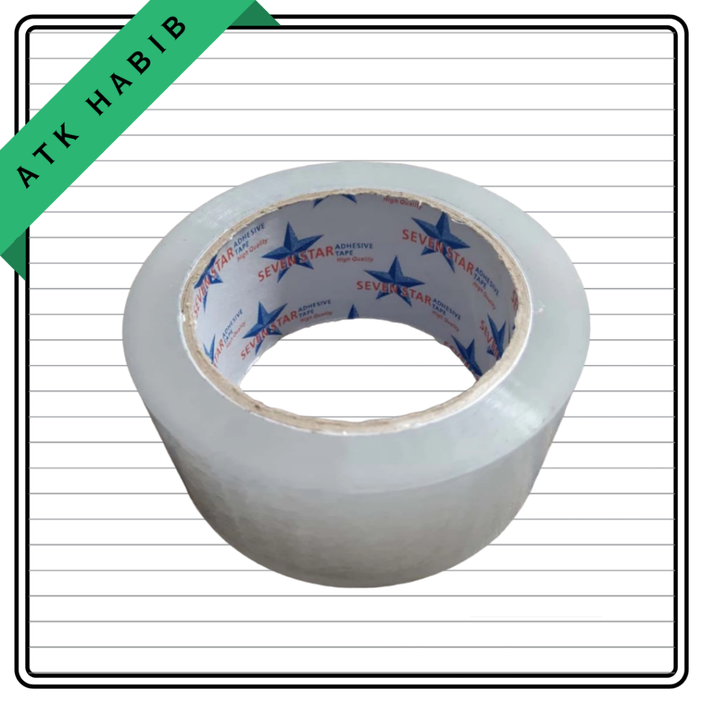 

Lakban Solatip Isolasi OPP Bening Seven Star 2 inch
