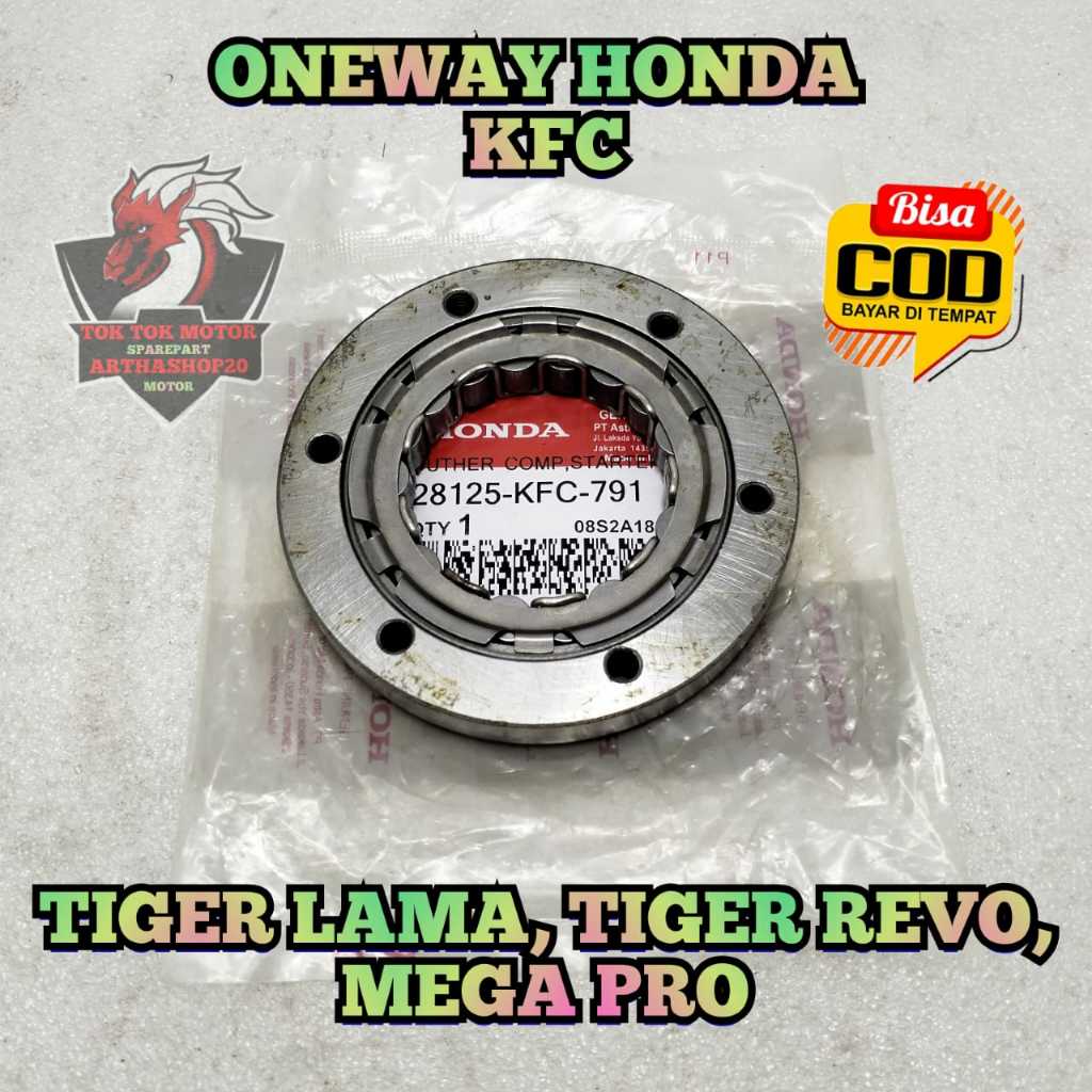 ONEWAY STATER KFC ASLI ORIGINAL MOTOR HONDA Megapro Hiu , Mega Pro Primus . Tiger Revo , Tiger 2000 