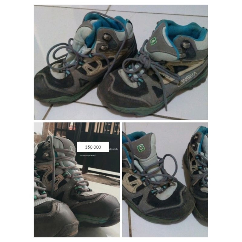 sepatu hiking outdoor Consina Alpine US37