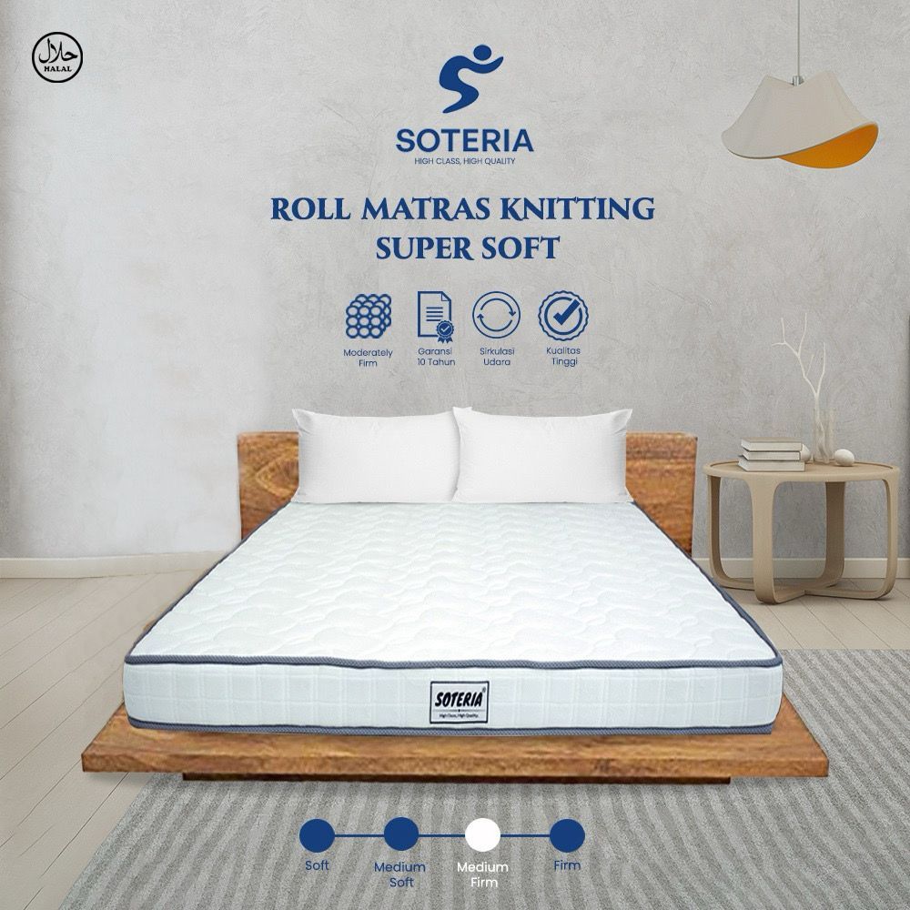 [FREE ONGKIR] Kasur busa roll Supportive Back Matras Mattress Roll Tebal 14cm Knitting / Matress Top