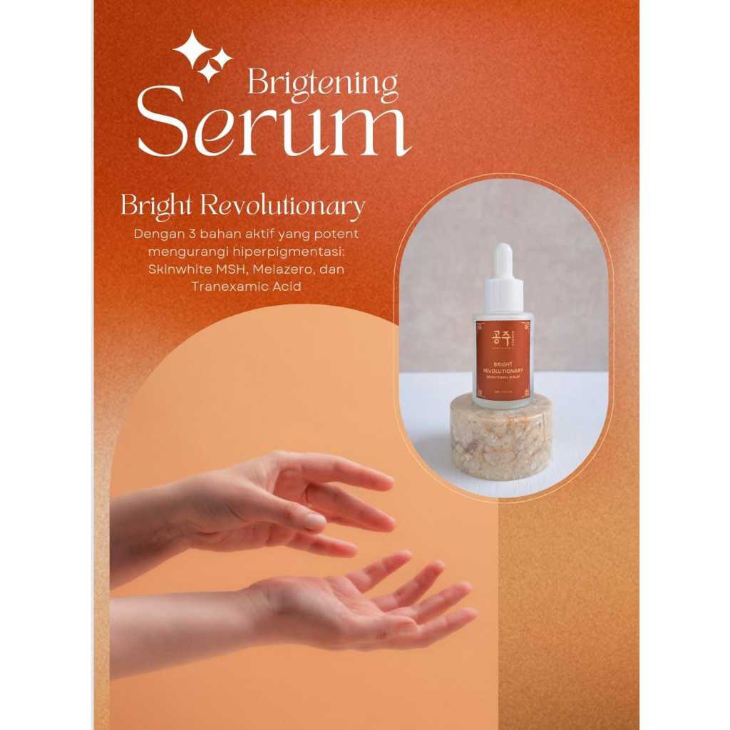 GONGJU BRIGHT REVOLUTIONARY/ SERUM PENGHILANG BEKAS JERAWAT/ SERUM FLEK/ TRANEXAMIC ACID