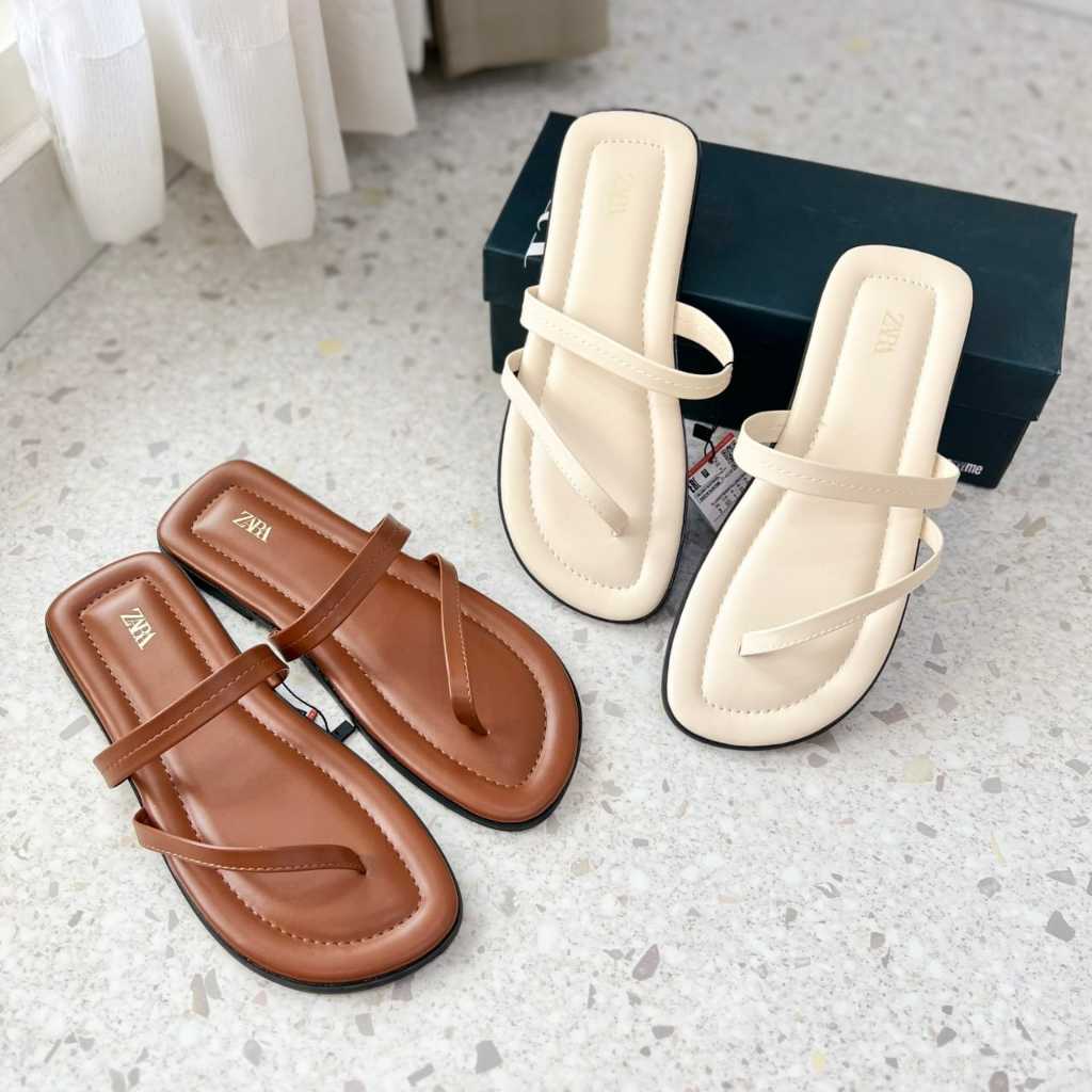 SANDAL WANITA ZARA 4187 FLAT PREMIUM