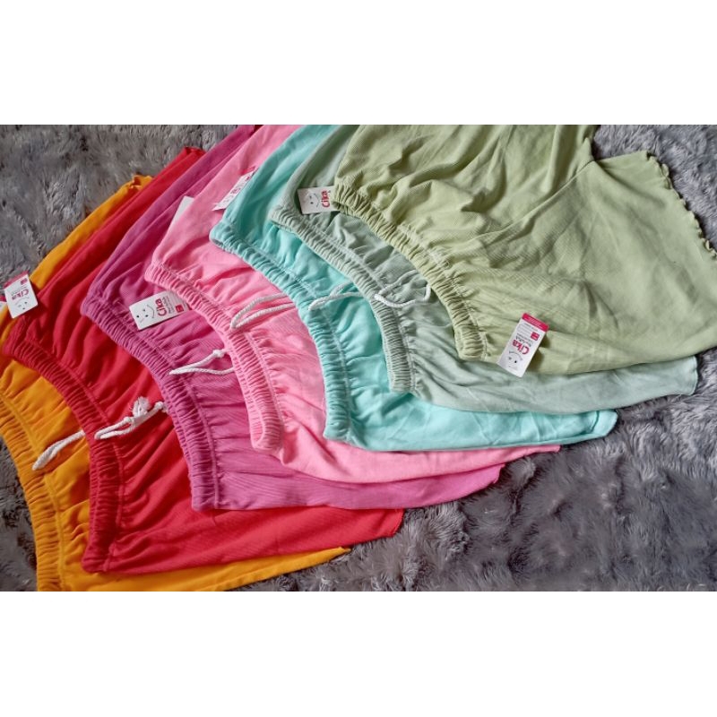 grosir celana bali pendek wanita bahan kaos adem tebal nyaman