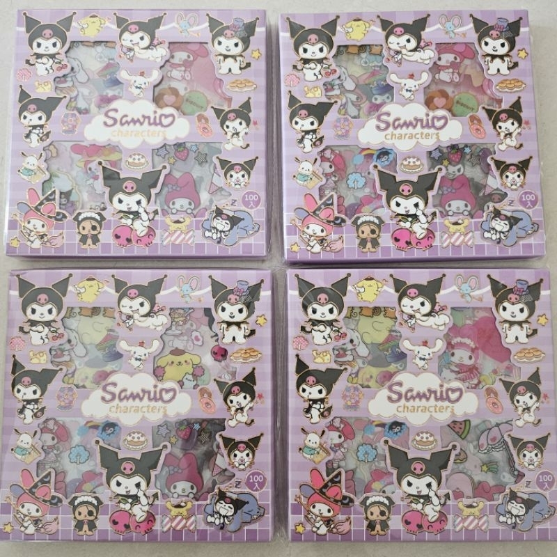 

Stiker Lucu Sanrio 2D Sanrio Karakter Isi 100 Pcs Kuromi Character