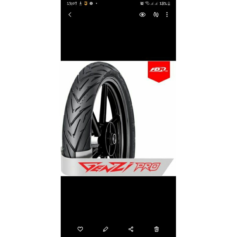 ban motor FDR tubetype 70/80 ring 17