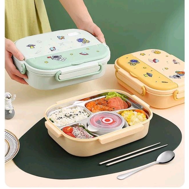JASMAR  LUNCH BOX SUS 316 STAINLES STEEL 316 PREMIUM TAHAN KARAT