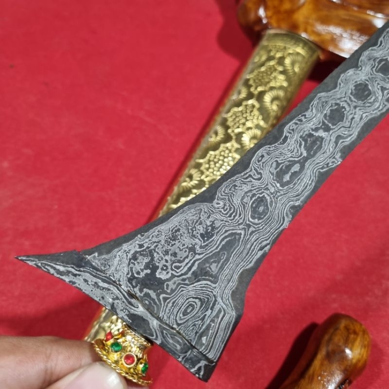 Keris Brojol Pamor Melati Rinonce Pamor Kerejekian